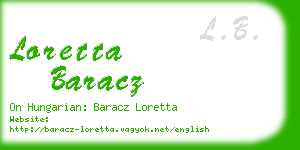 loretta baracz business card